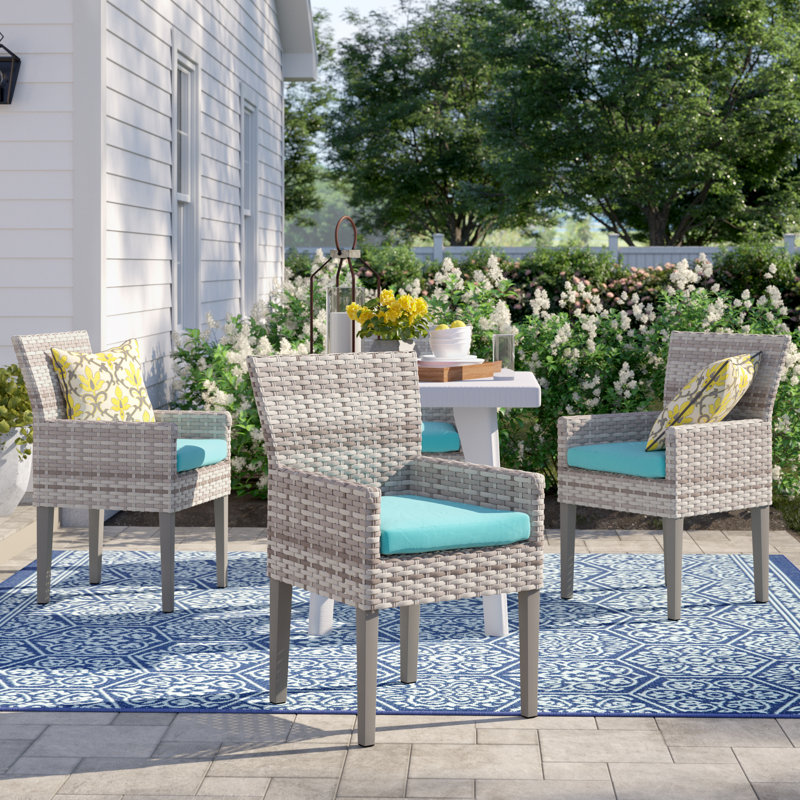 Sol 72 Outdoor Falmouth Patio Dining Chair with Cushion & Reviews Wayfair
